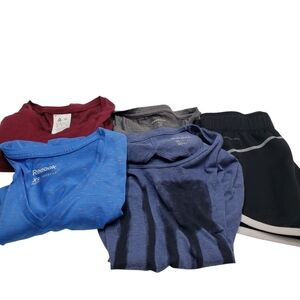 Reebok Activewear Bundle Tees Shorts Size  XS 5 Piece